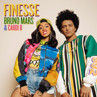 Обложка сингла Бруно Марса «Finesse» (2018)