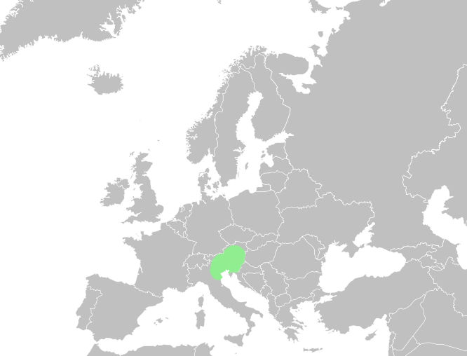 Файл:Campanula zoysii range Map.png