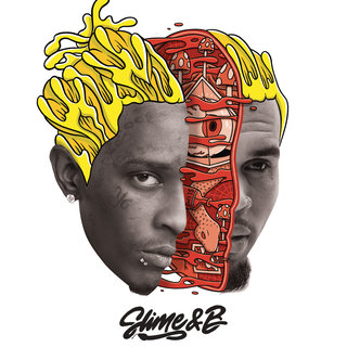 Обложка альбома Криса Брауна и Янг Тага «Slime & B» ()