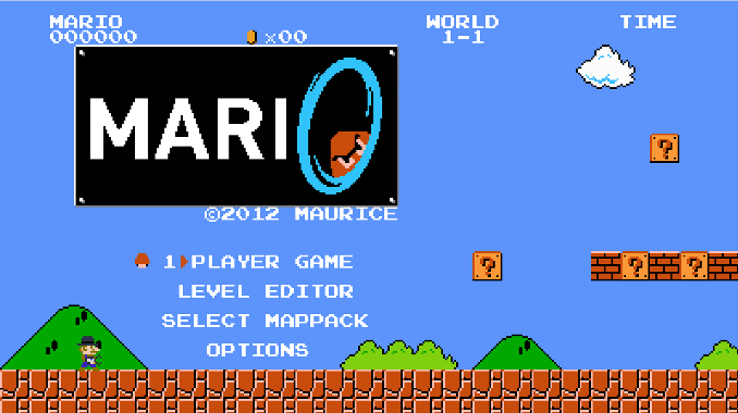 Файл:Mari0 Title Screen.png