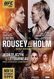 Постер UFC 193: Роузи против Холм.