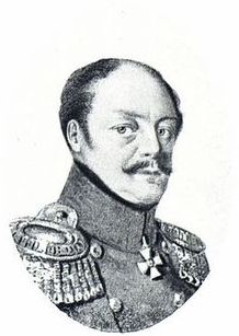 Chief of Police Alexander Sergeevich Shkurin in 1828-1829