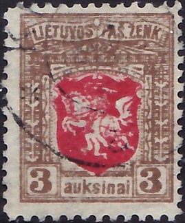 Файл:Lithuania 1919 MiNr 0038.jpg