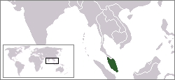 Западная (Полуостровная) Малайзия на карте