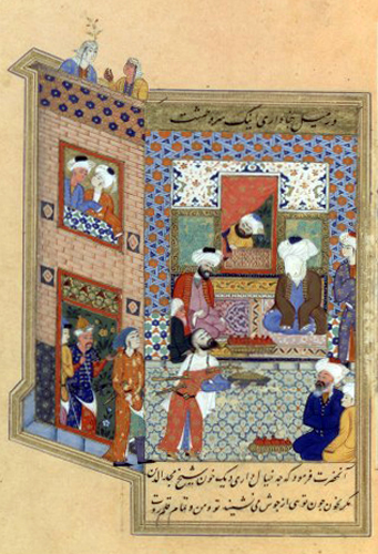 Файл:Nadjm al-Dîn Kubrâ et Muhammad Hwârazmshâh.jpeg