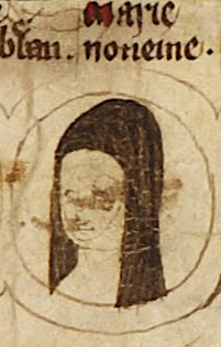 Портрет Марии на семейном древе английских королей