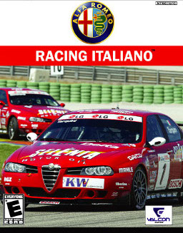 Обложка Alfa Romeo Racing Italiano для PlayStation 2 (Североамериканская версия)