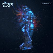 Обложка сингла The Script «Superheroes» (2014)