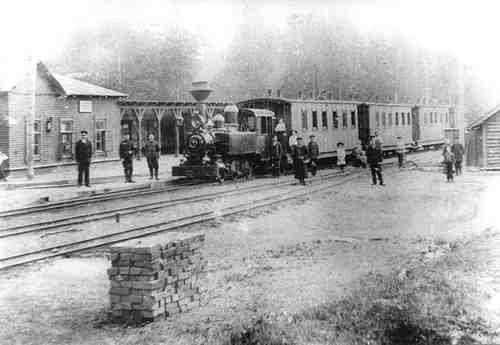 Станция Рябово. 1912 г.