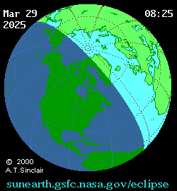 Солнечное затмение 29 марта 2025 года