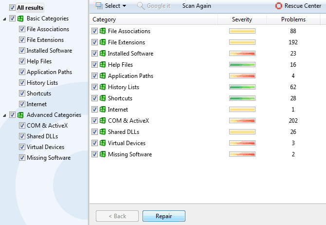 Файл:Auslogics Registry Cleaner.png