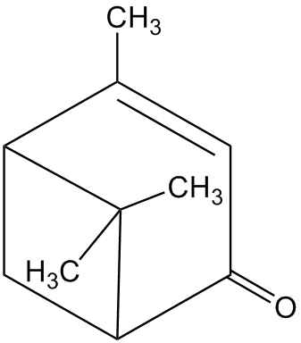 Файл:Verbenone terpenoid.png