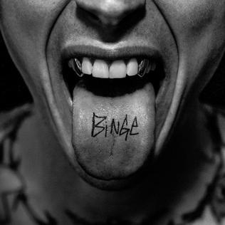 Обложка альбома Machine Gun Kelly «Binge» (2018)