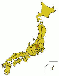 Расположение префектуры Гумма