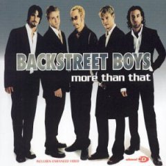 Обложка сингла Backstreet Boys «More Than That» (2001)