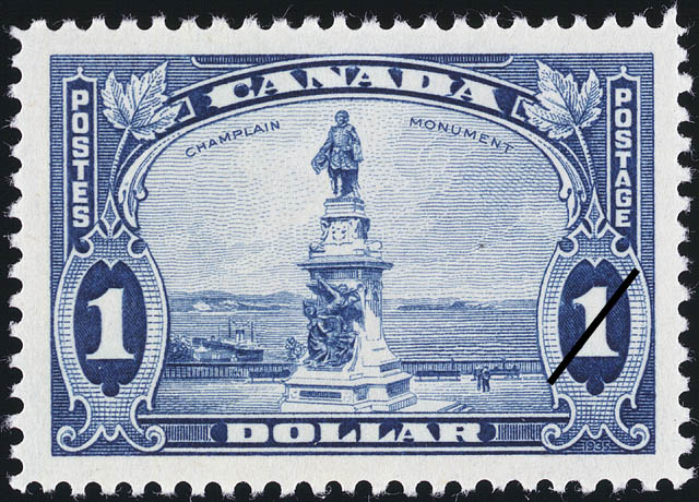 Файл:Canada 1 dollar Champlain Monument 1935.jpg