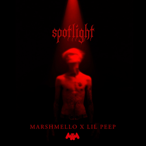 Обложка сингла Marshmello и Lil Peep «Spotlight» (2018)