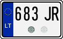 Lithuanian motorcycle license plate.png