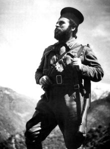 Фотография Спироса Меледзиса: Игумен-партизан Герман Димакос. Военный музей, Афины