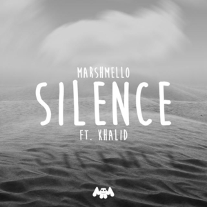 Обложка сингла Marshmello при участии Халида «Silence» ()