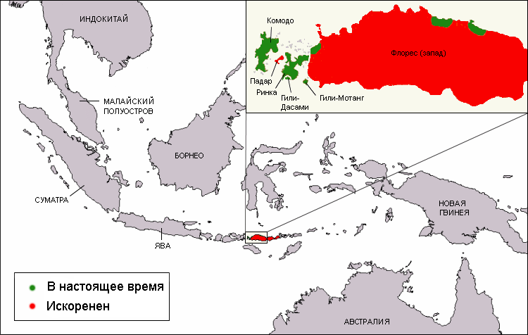 Файл:Komodo dragon distribution ru.png
