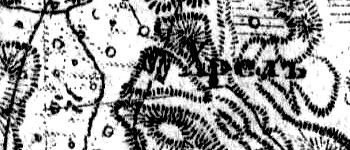 Деревня Хрель на карте 1919 г.