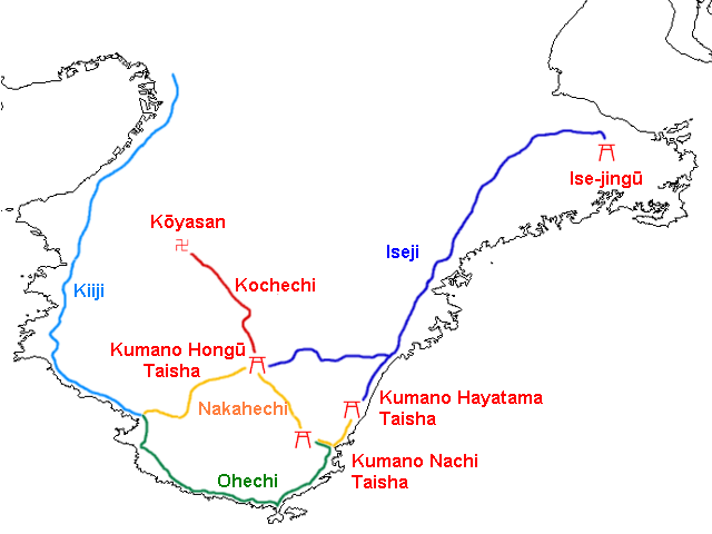 Файл:Map Kumano Kodo.png