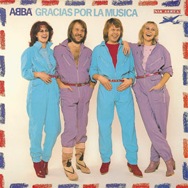 Обложка альбома ABBA «Gracias Por La Música» (1980)