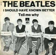 Обложка сингла The Beatles «Tell Me Why» (1964)