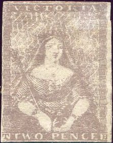Файл:Victoria (Australia) 1850 stamp Mi 2III.jpg