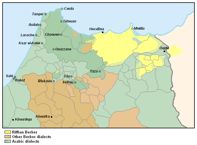 Файл:Riffian-speaking areas.png