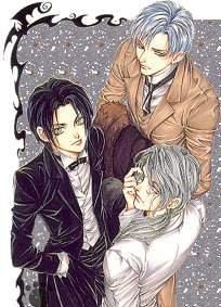 Центральные персонажи манги.