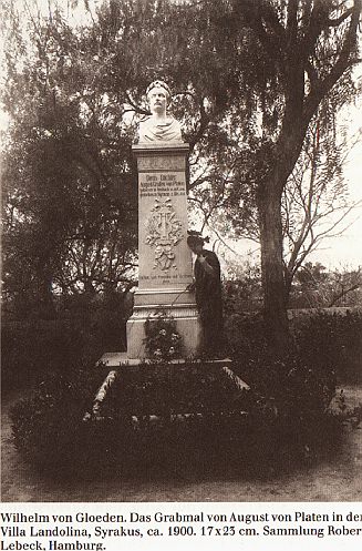 Файл:Gloeden, Wilhelm von - Tomba di August von Platen a Siracusa nel 1900.jpg