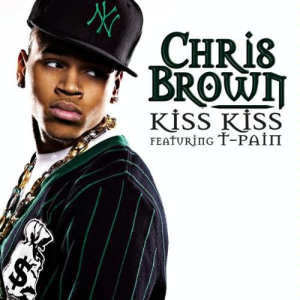 Обложка сингла Криса Брауна при участии T-Pain «Kiss Kiss» (2007)