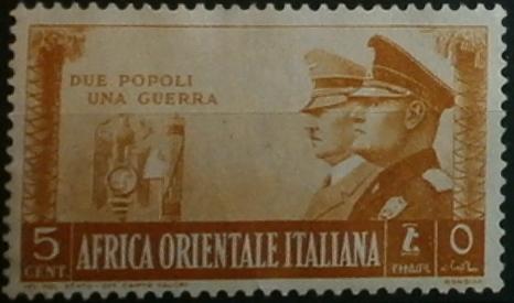 Файл:Fratellanza d'Armi Italo-tedesca - 1941 - Colonie Italiane - Africa Orientale Italiana - 5 Cent.jpg