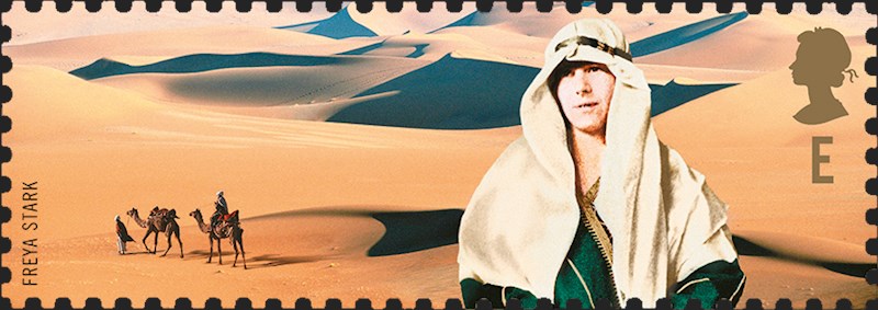 Файл:Freya Stark (postage stamp).jpg
