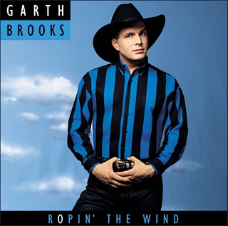 Обложка альбома Гарта Брукса «Ropin' the Wind» (1991)