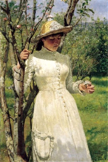 Файл:Edwin Harris - Under The Blossom 1884.jpg