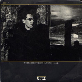 Обложка сингла U2 «Where the Streets Have No Name» (1987)