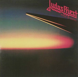 Обложка альбома Judas Priest «Point of Entry» (1981)