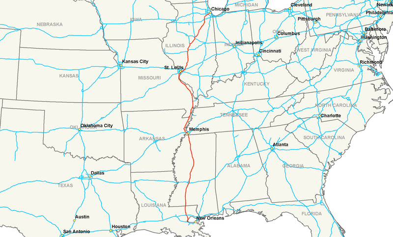 Файл:Interstate 55 map.png