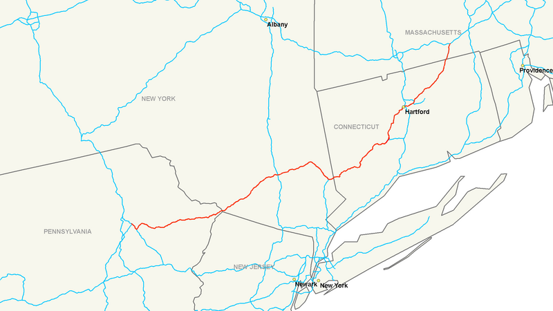 Файл:Interstate 84 E map.png