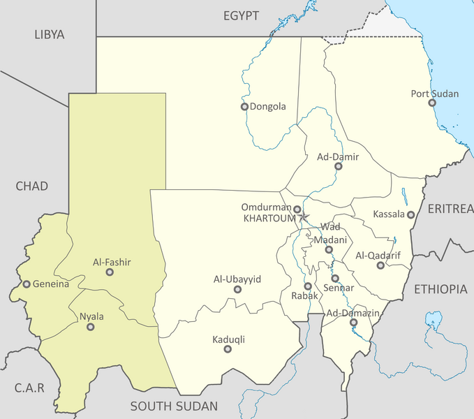 Файл:Map of Darfur 2011.png