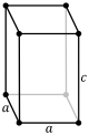 Tetragonal, simple