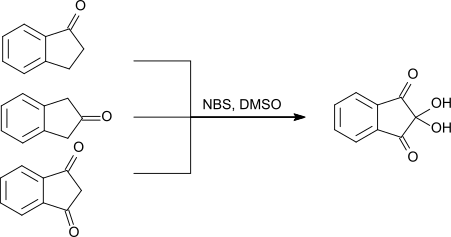 Файл:Synthesis Ninhydrine.svg