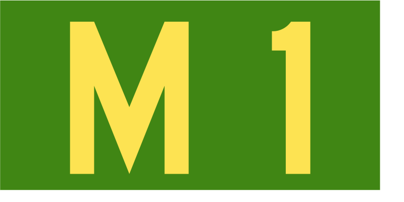Файл:Australian Alphanumeric State Route M1.svg