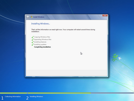 Скриншот программы Установка Windows
