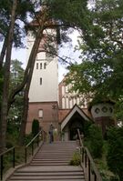 Бывшая лютеранская кирха (1903 года), ныне православный храм во имя Серафима Саровского