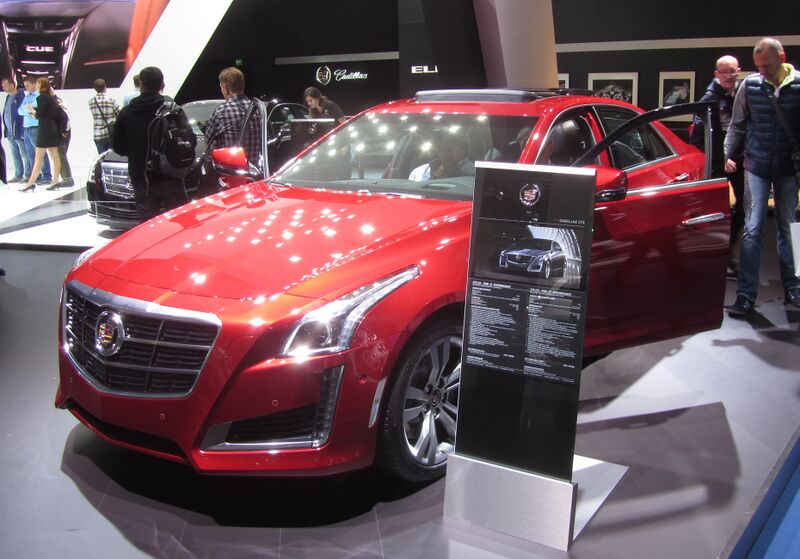 Файл:Cadillac-CTS-2014-red IAA2013 front-left-side LWS2826.JPG