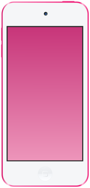 Файл:Pink iPod touch 6th generation.svg